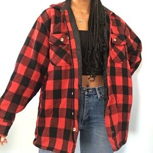 Briggs XL red/black flannel